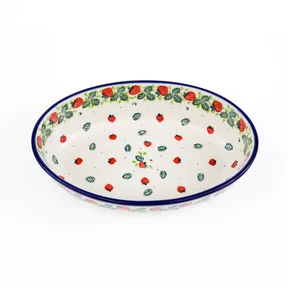 Półmisek owalny 299 24/18,5cm <br> 2709X Truskawki
